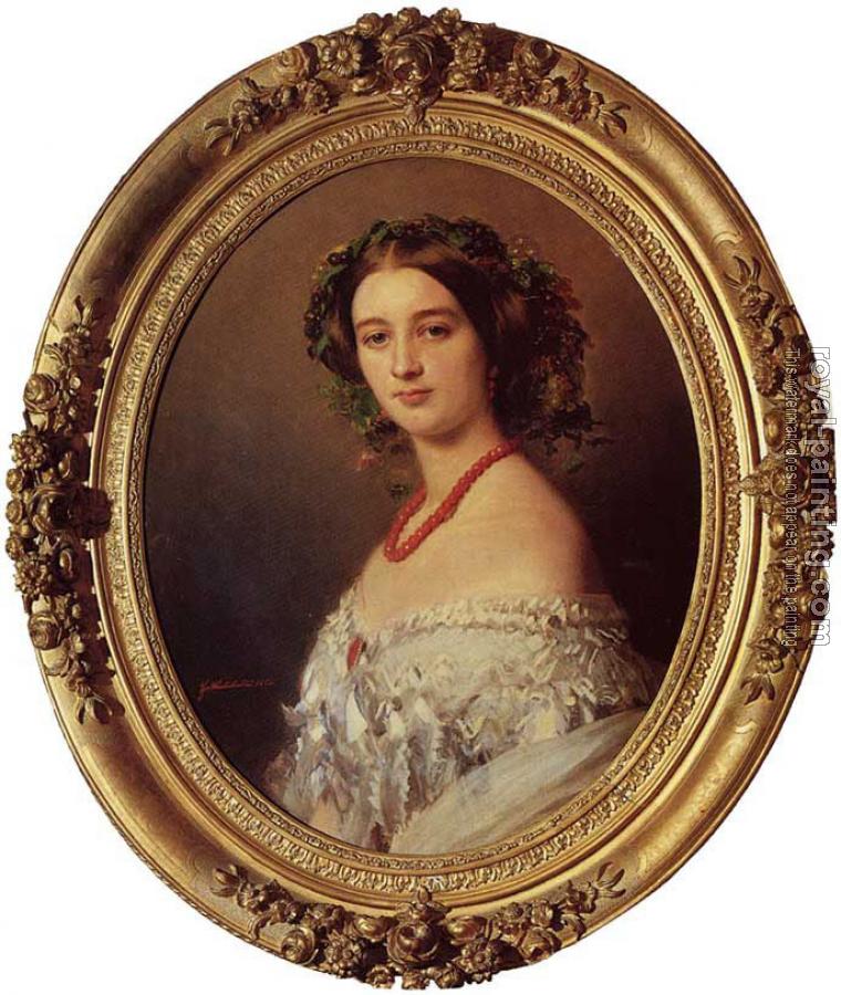 Franz Xavier Winterhalter : Malcy Louise Caroline Frederique Berthier de Wagram Princess Murat